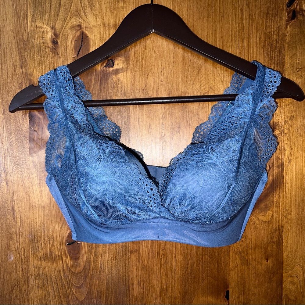 Understance Lace Bra in Dusty Blue - Women's Intimates